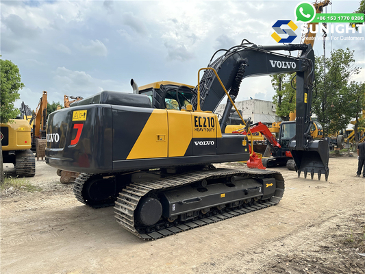 사용 된 발굴기 Volvo EC210 수압 크롤러 Volvo 210 EC210B EC210D 발굴기