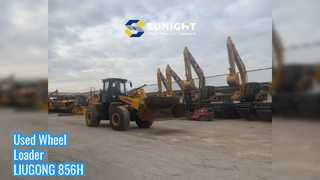 팔려고 내놓 사용된 리오공 856H 휠 로더